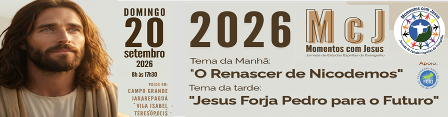 McJ 2026 — Momentos com Jesus, Jornada de Estudos Espíritas do Evangelho